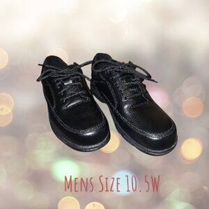 Rockport Ridgefield Eureka Black Leather Lace-Up Shoes Men’s 10.5